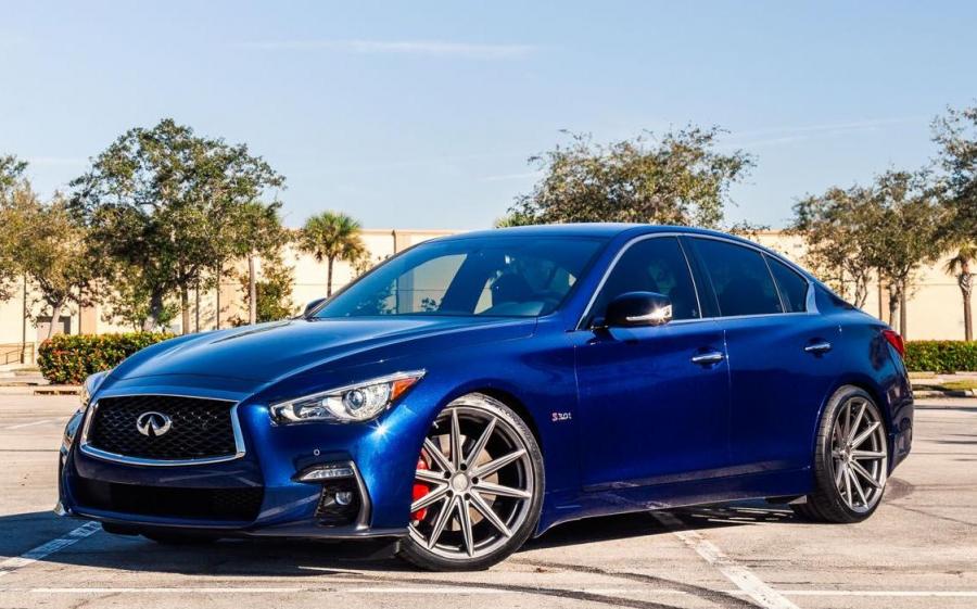 Infiniti Q50S by Naples Speed on Vossen Wheels (VFS-10) '2018